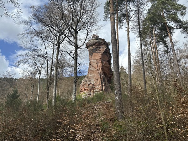 Der Felsen der Frönsburg