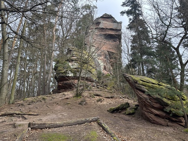 Entlang des Felsenpfades